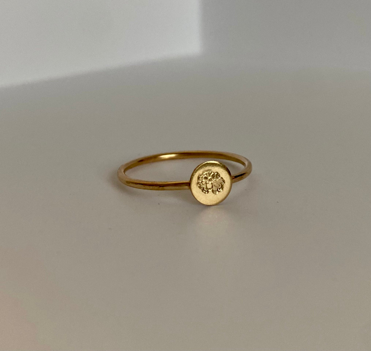 Dainty Birth Flower Ring