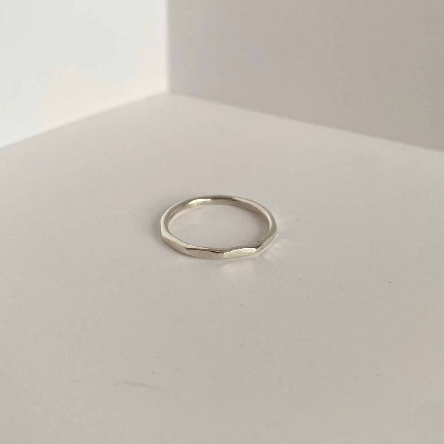 Hammered Stacking Band