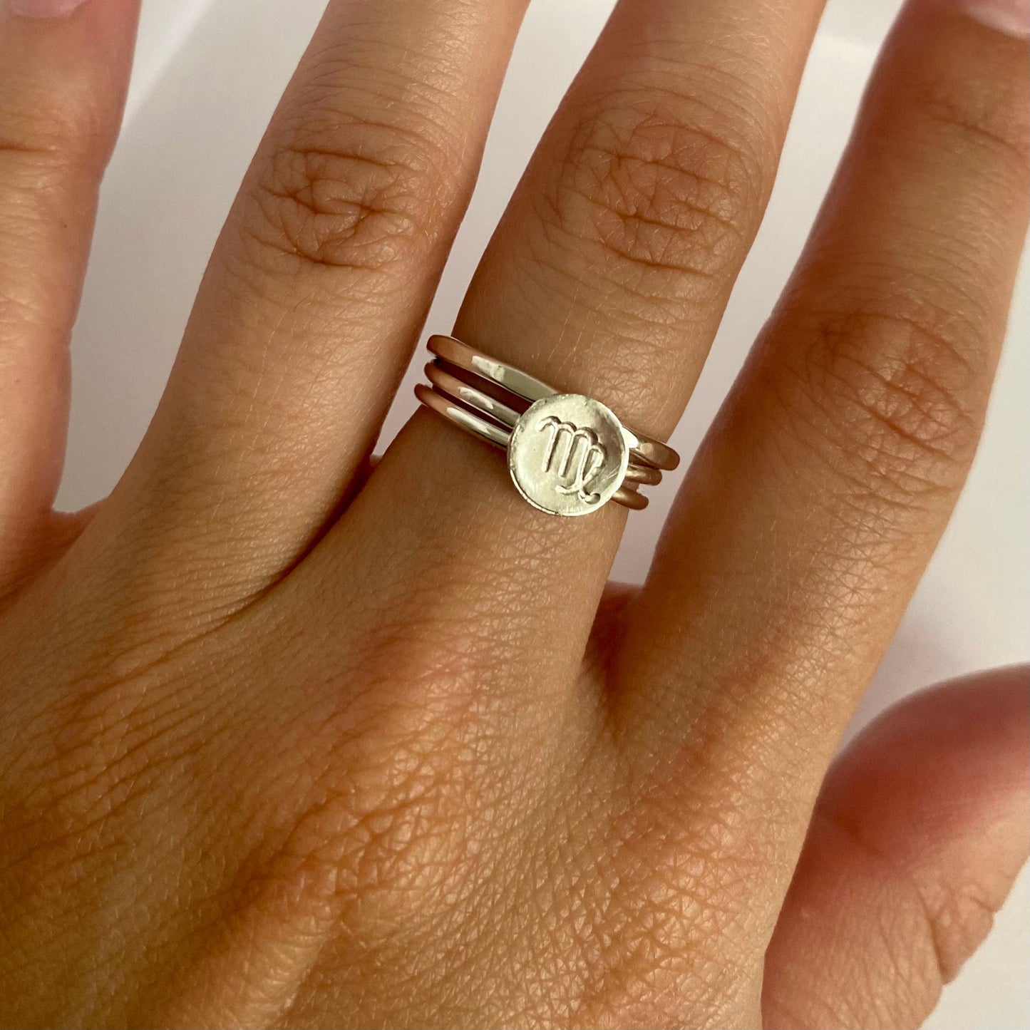 Hammered Stacking Band