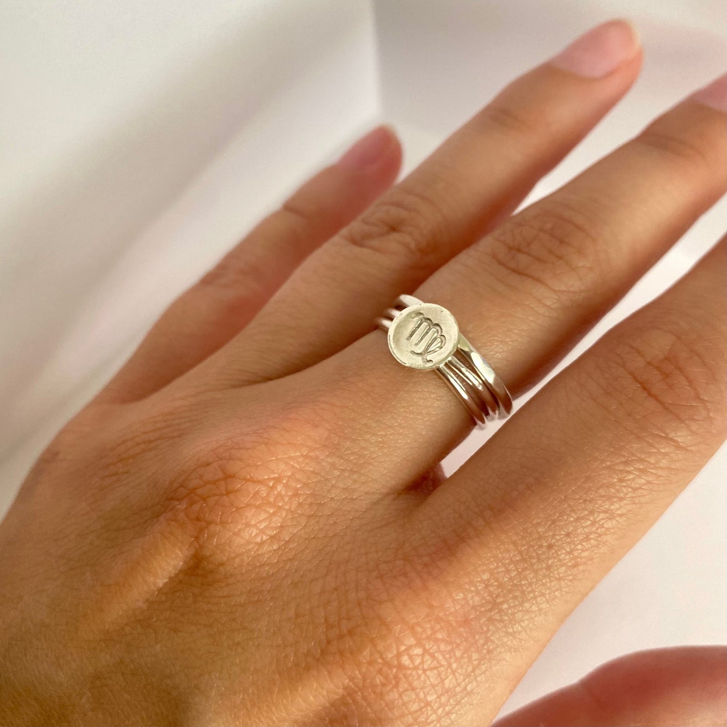 Hammered Stacking Band