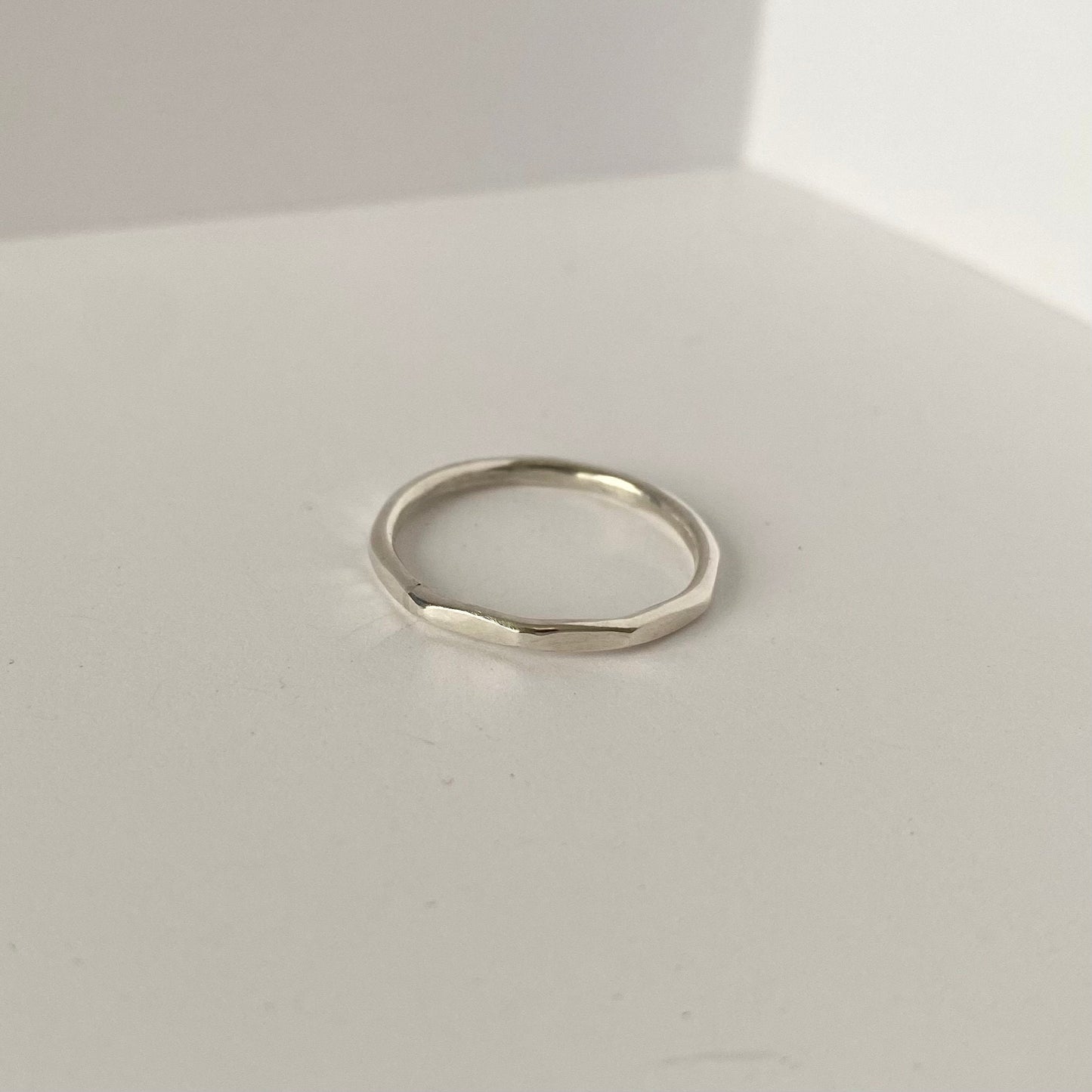 Hammered Stacking Band