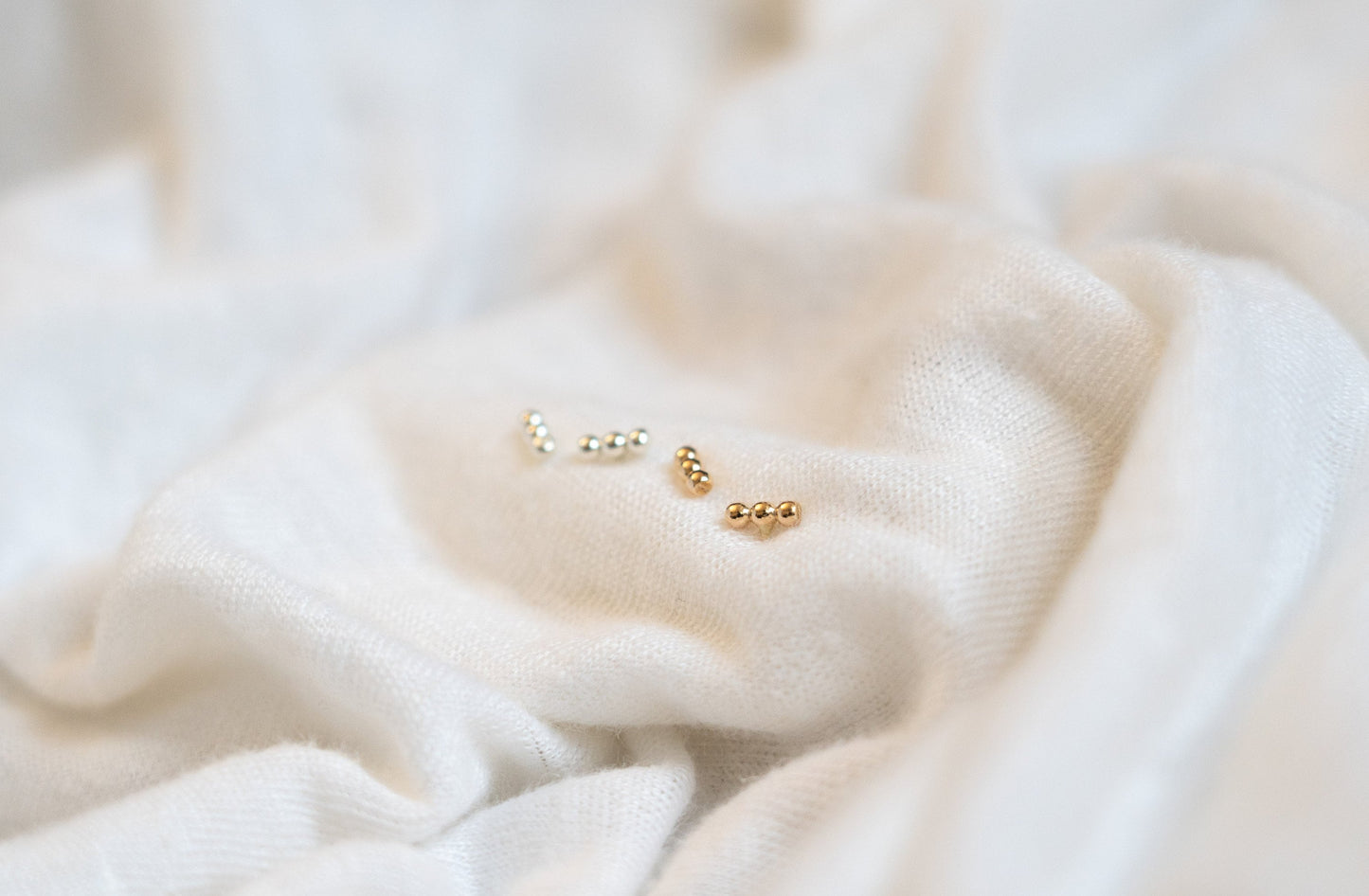 Trio Bead Studs