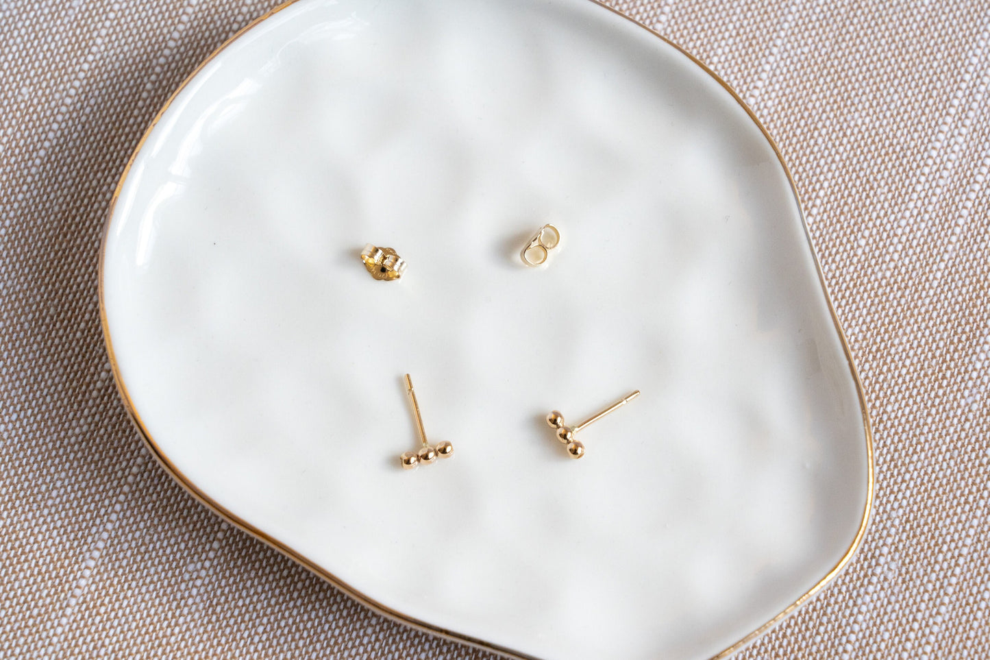 Trio Bead Studs