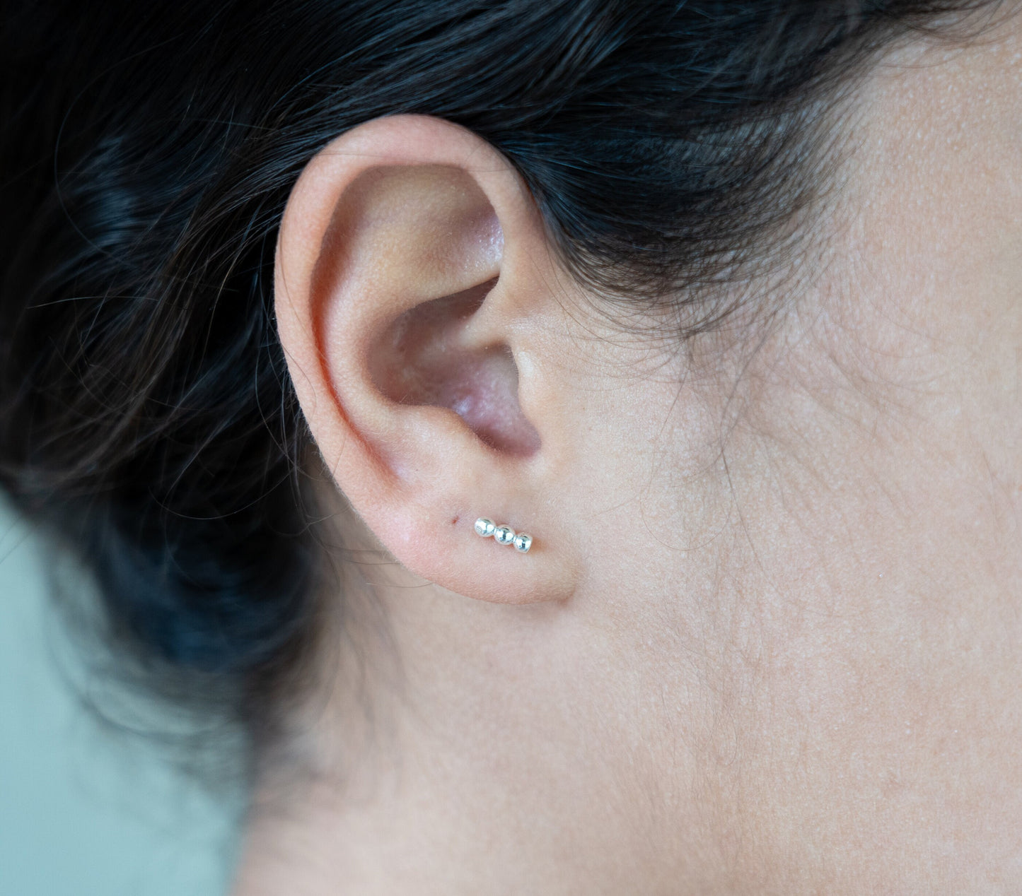 Trio Bead Studs