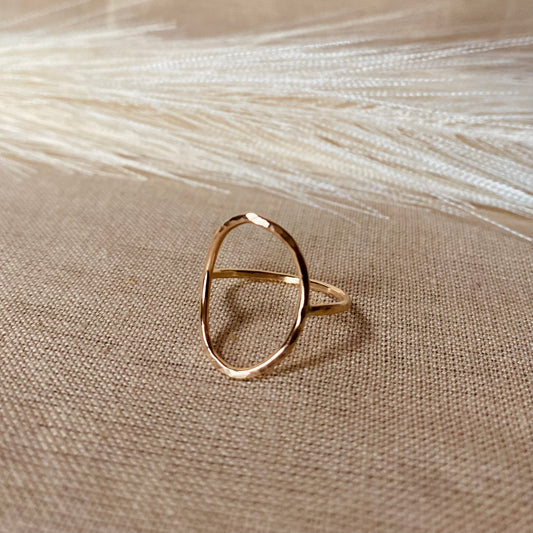 Medium Open Oval Ring