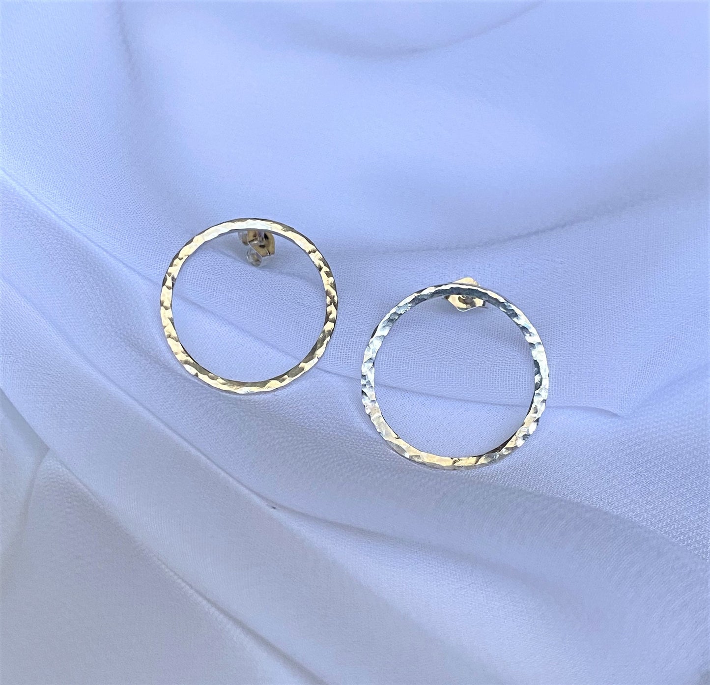 Open Circle Statement Earrings