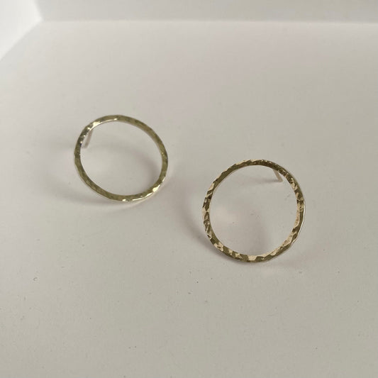 Open Circle Statement Earrings