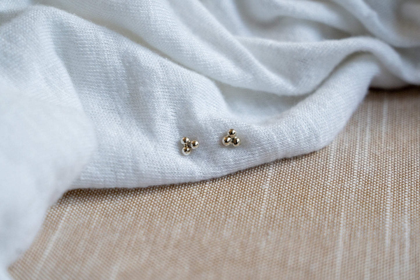 Mini Trio Bead Studs