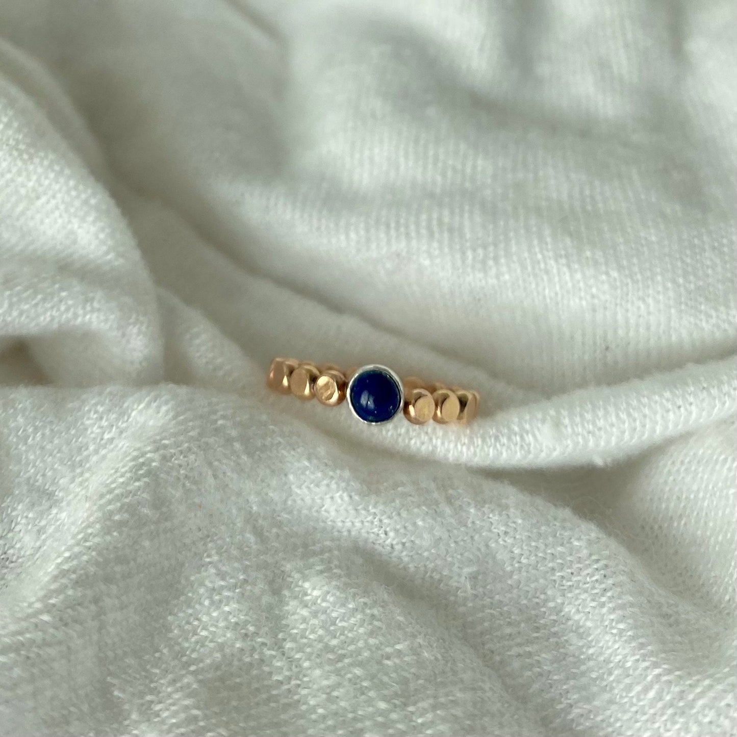 Lapis Lazuli Cabochon Ring