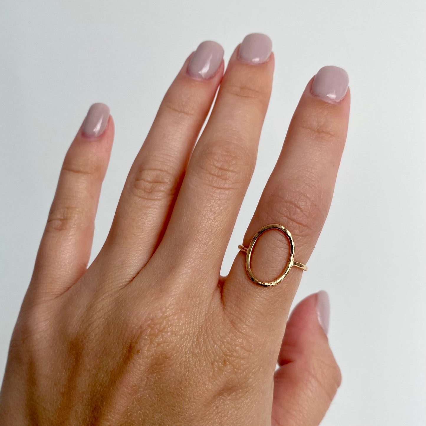 Medium Open Oval Ring