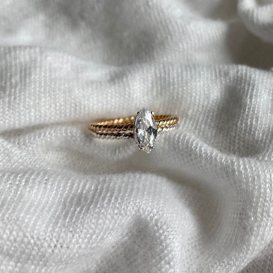 Dainty Marquise Ring