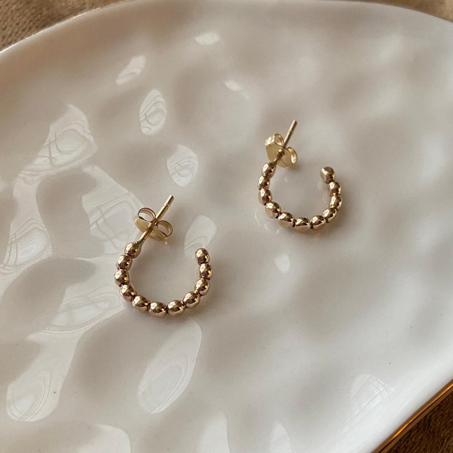 Mini Golden Hoops